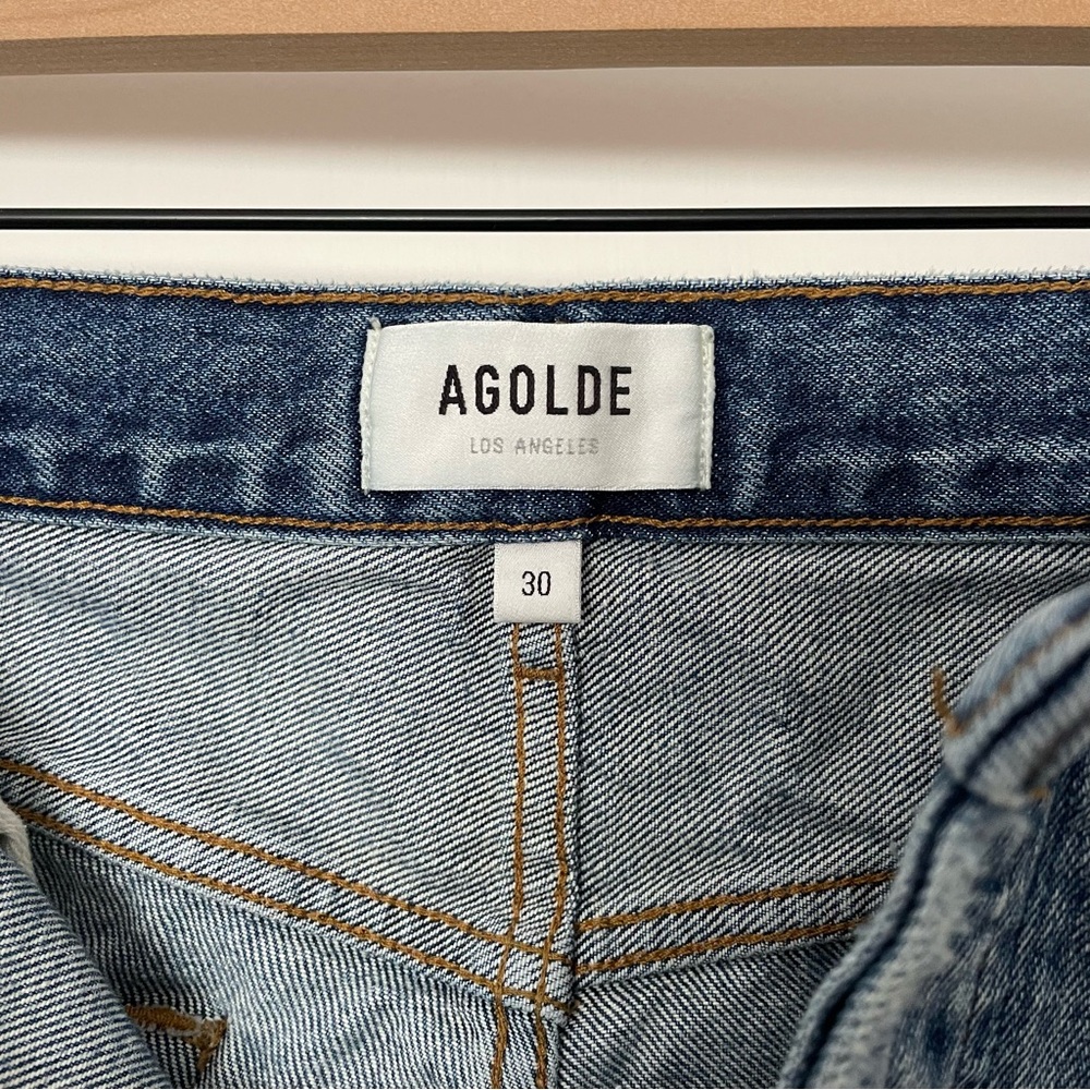 AGOLDE Parker Vintage Cutoff Denim Shorts - Excellent Pre-Loved Condition, 30 - Picture 8 of 16
